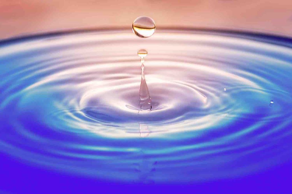 Life lessons through travel-mindfulness in water drop