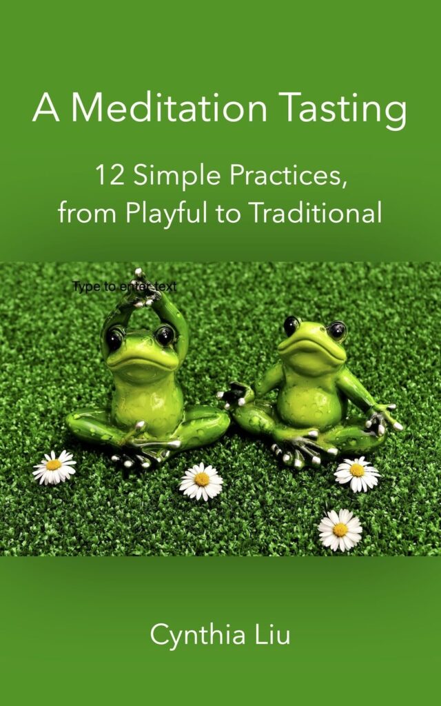 A Meditation Tasting book cover by Cynthia Liu